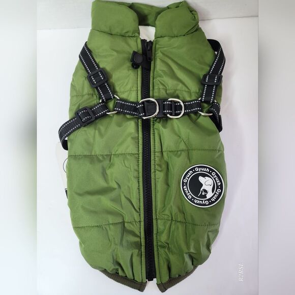 Gyuzh Dog Harness Vest Size M Green NWT - Picture 1 of 8